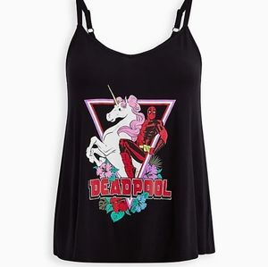 Torrid Marvel Deadpool Sleep Tank Size 5